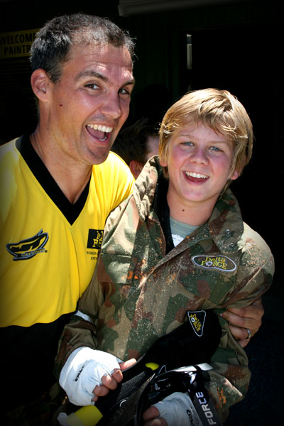 MiniBall, fun for the young at Delta Force Paintball Canberra